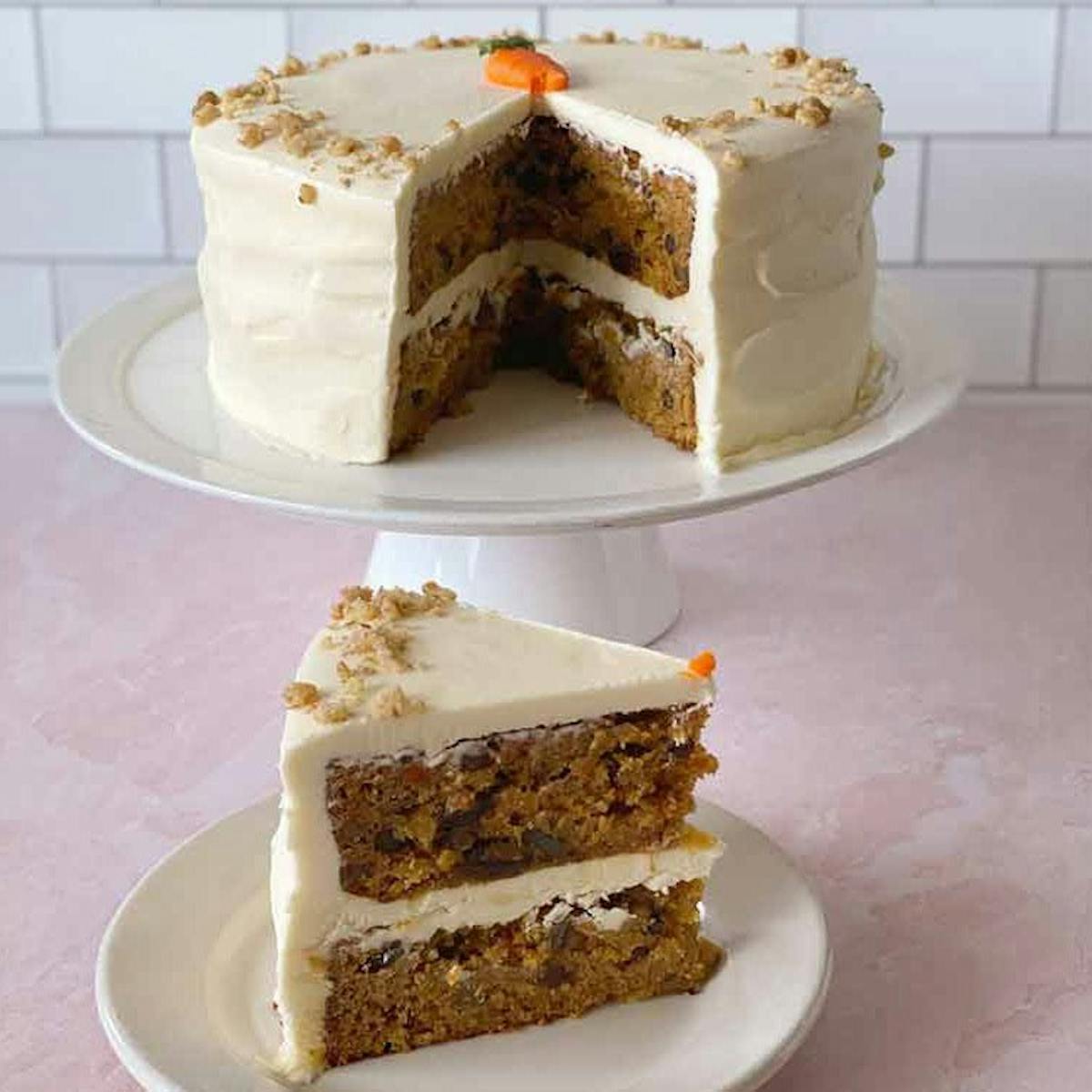a piece of cake sitting on top of a table