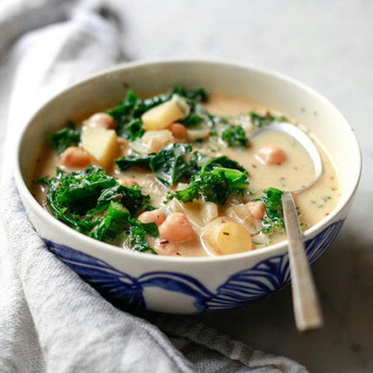 a bowl of food with broccoli