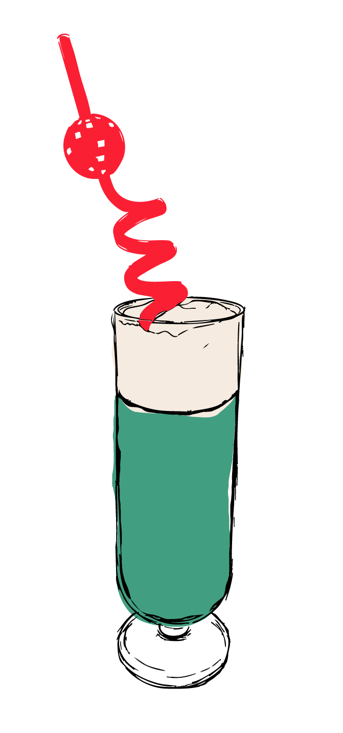 a close up of a drink