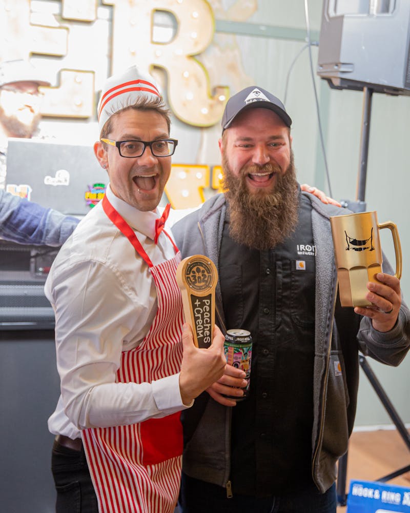 a person holding a wine glass