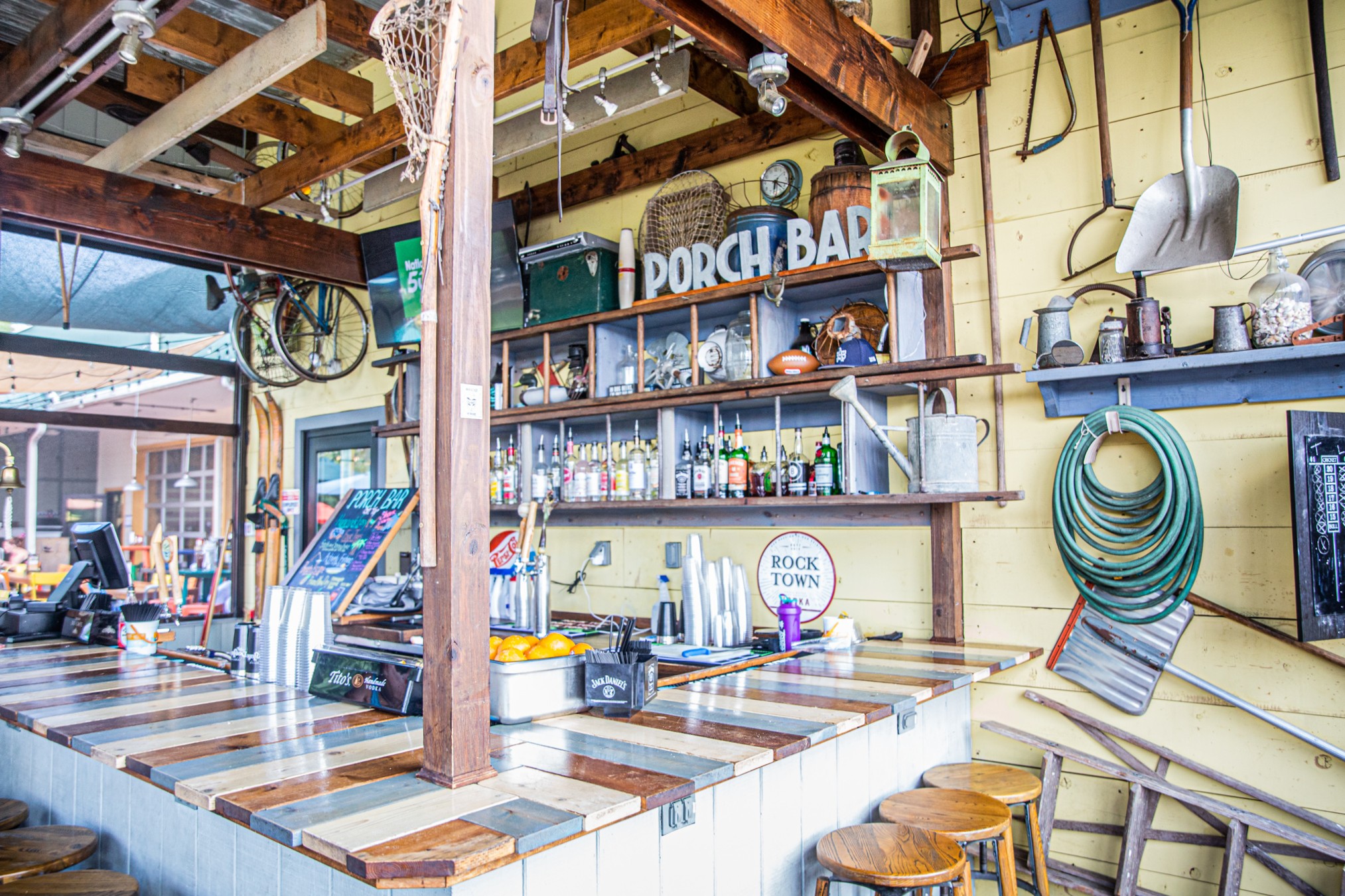 a store inside of a building