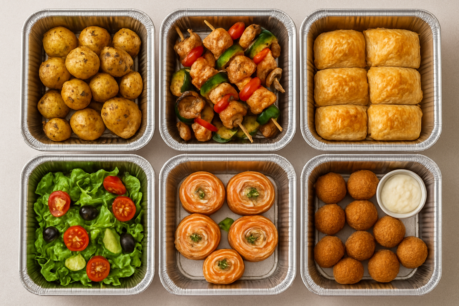 a box filled with different types of food