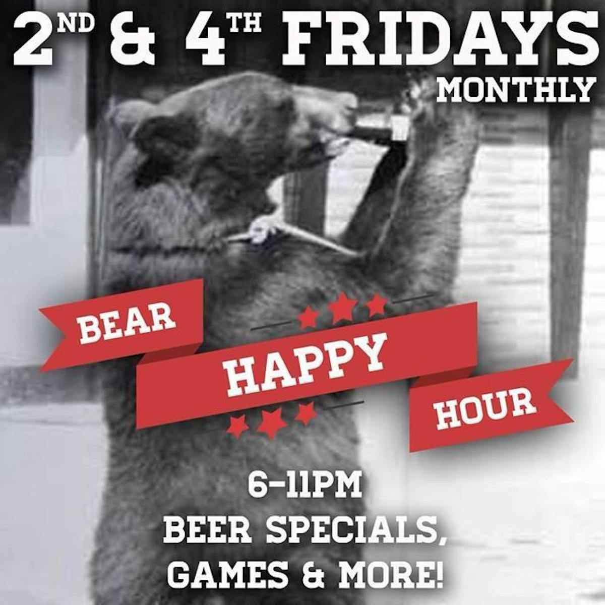 Bear Happy Hour Crown Station Pub Bar in Charlotte, NC
