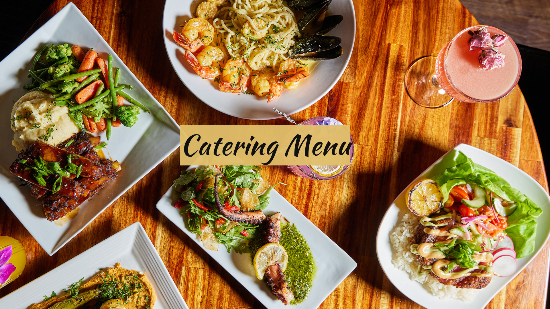 Estella Restaurant catering menu preview