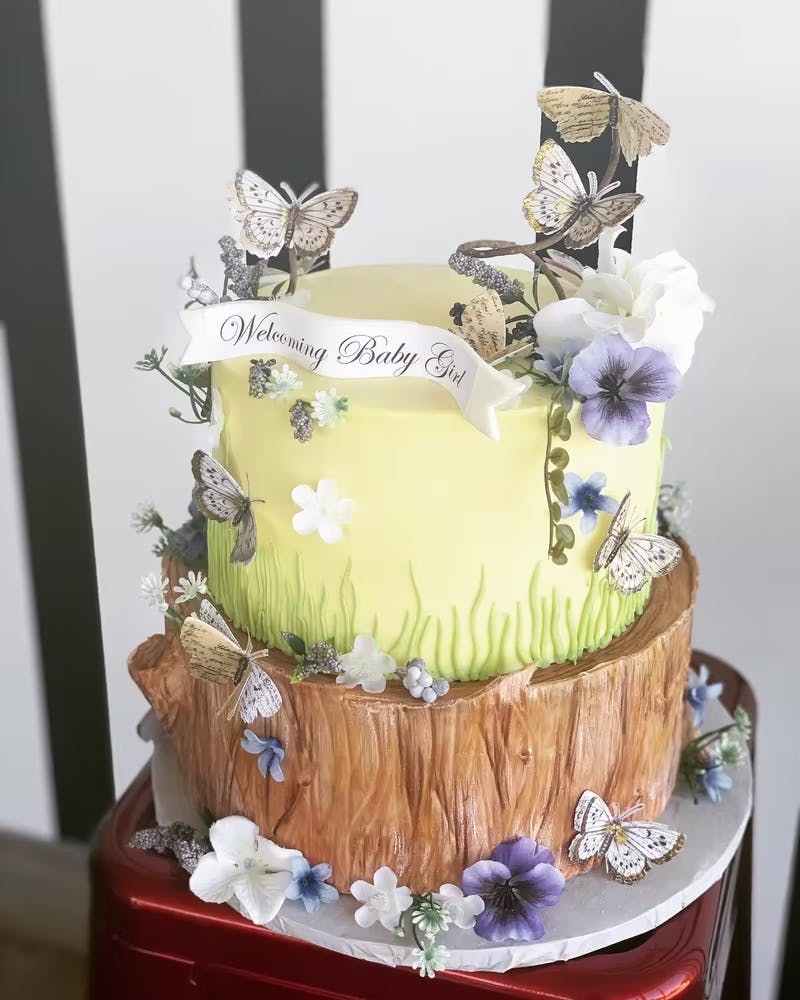 a vase of flowers on a table