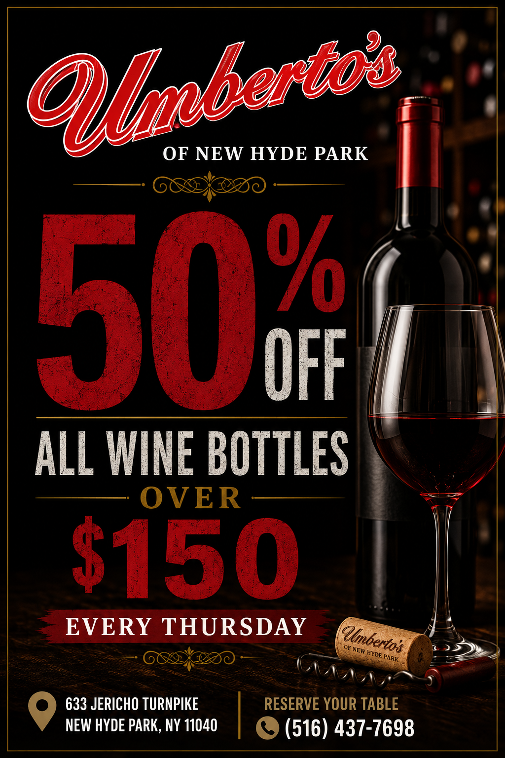 a bottle of wine and a glass of wine