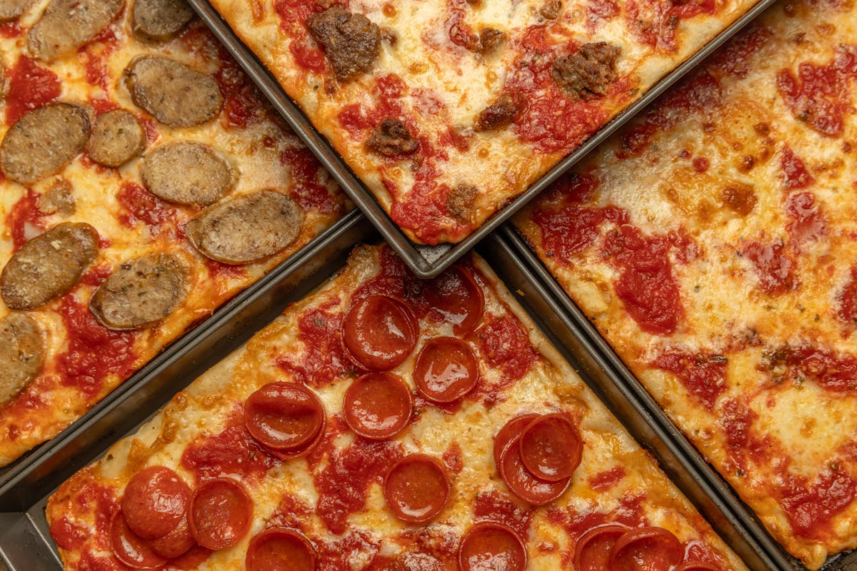 a large pepperoni pizza
