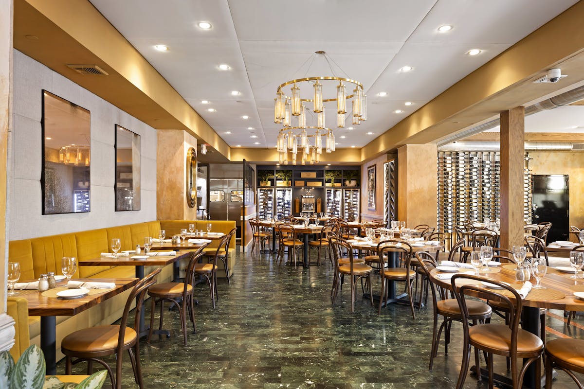 a dining room table