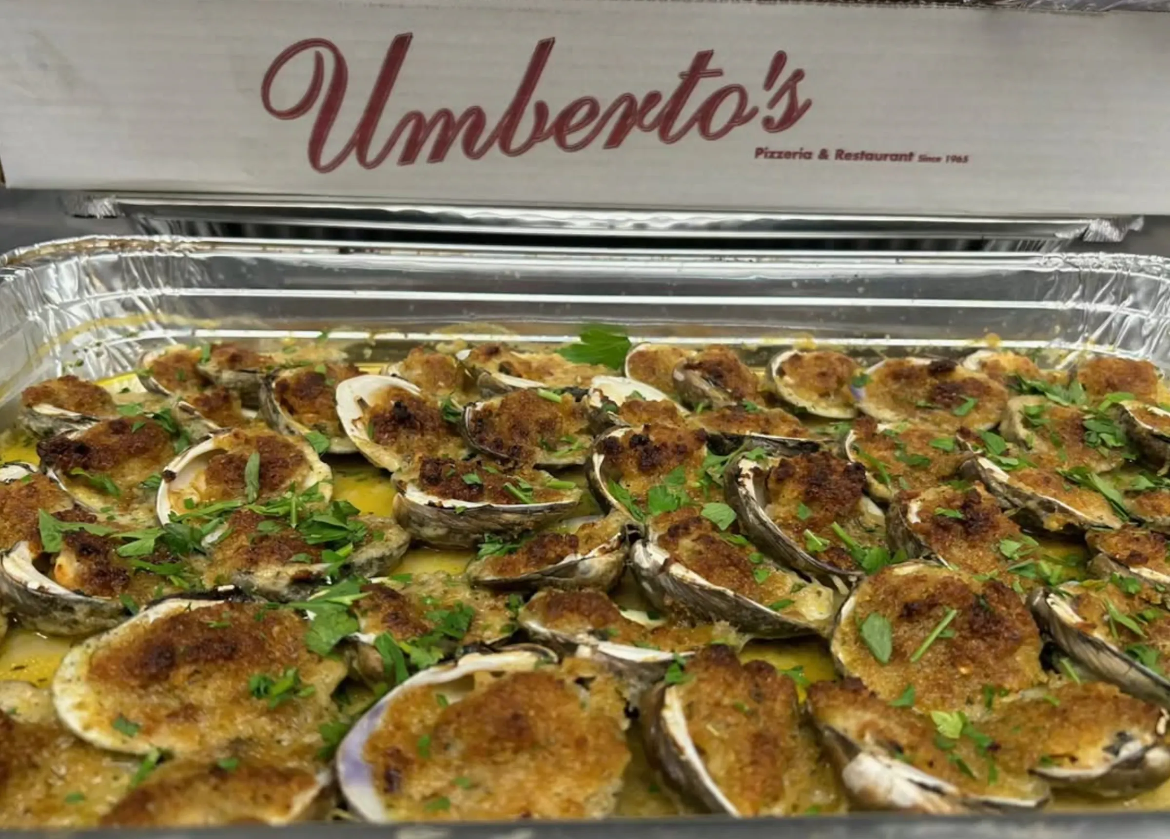 Umberto's Italian catering dish