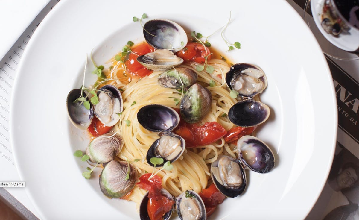 a plate of food on a table