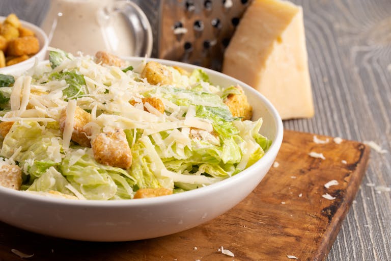 a bowl of food on a table