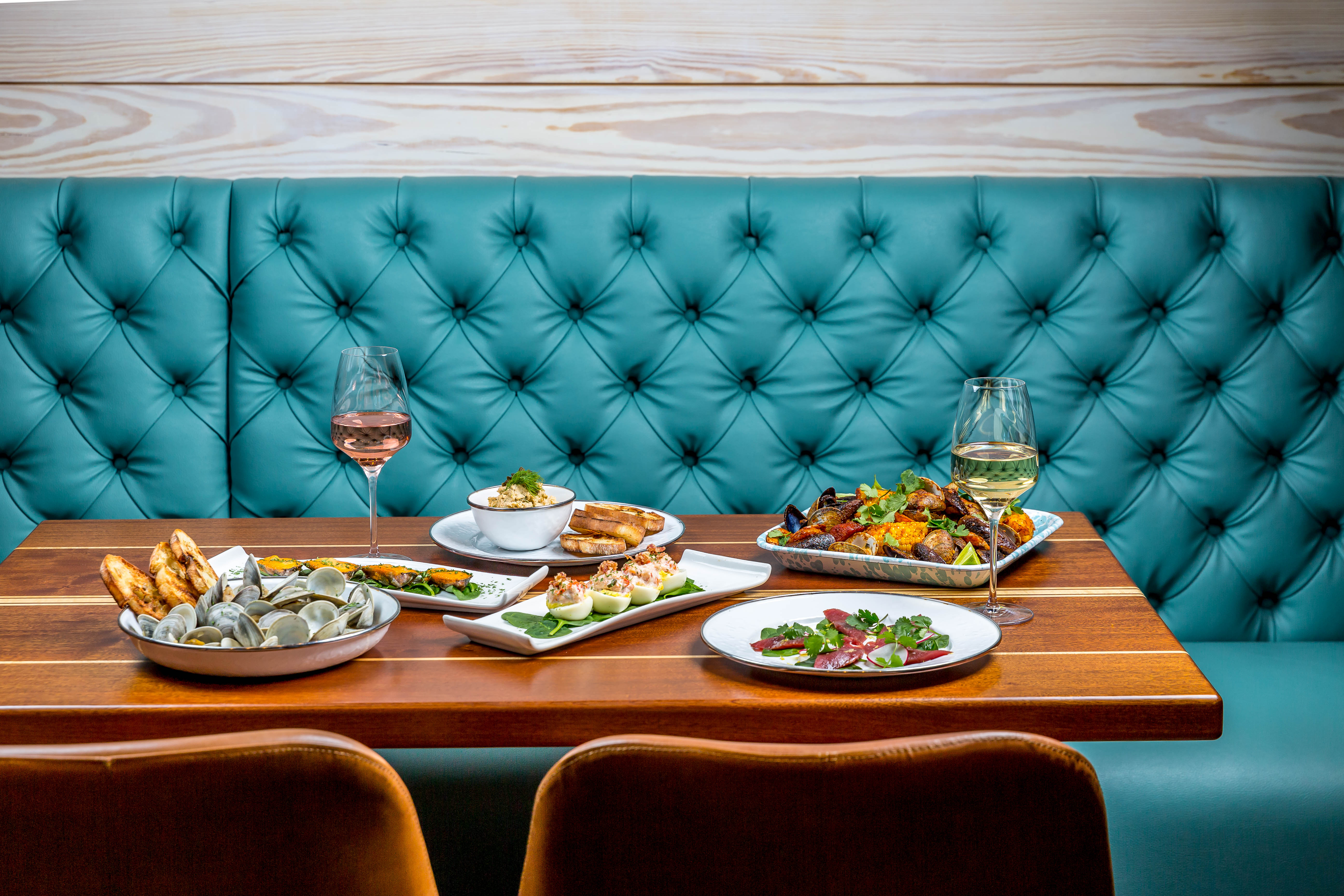 a plate of food on a table