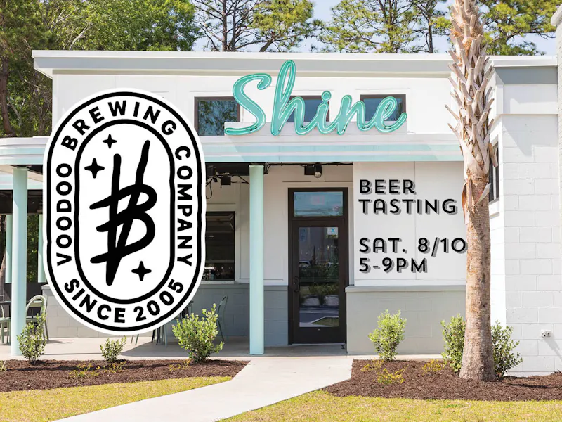 Voodoo Brewing Beer Tasting 1229 Shine Seafood Restaurant in Myrtle