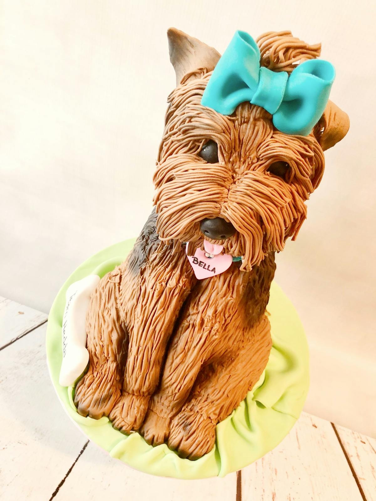 a dog wearing a costume