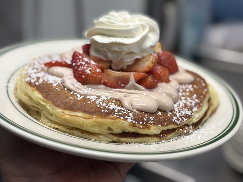 a close up of a piece of cake on a plate