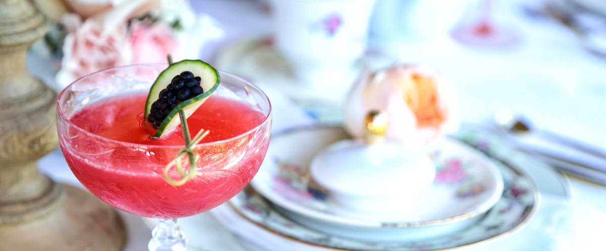 a close up of a glass bowl on a table