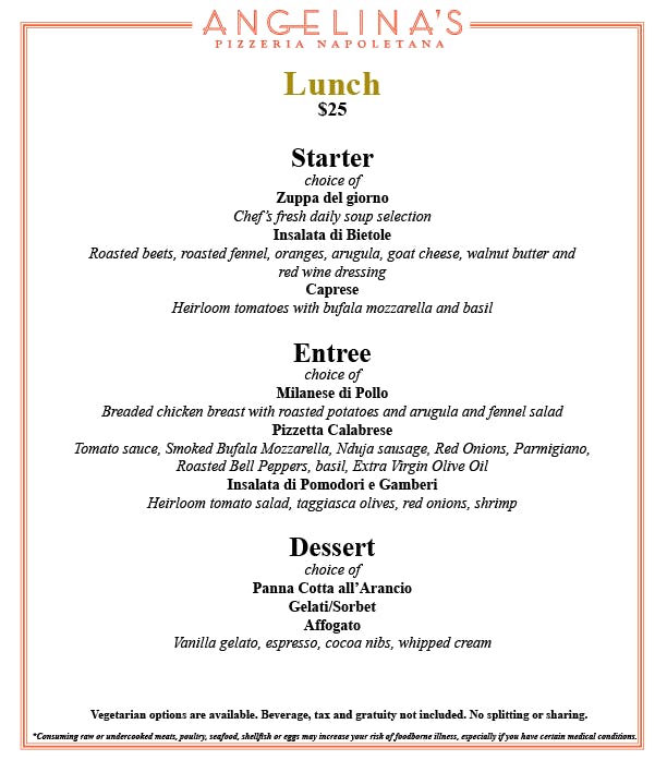 Orange County Restaurant Week Angelina S Pizzeria Napoletana Source From angelinaspizzeria.com Image Size Width 697 x Height 612 Orange County Restaurant Week Angelina S Pizzeria Napoletana - Oc Restaurant Week Menu