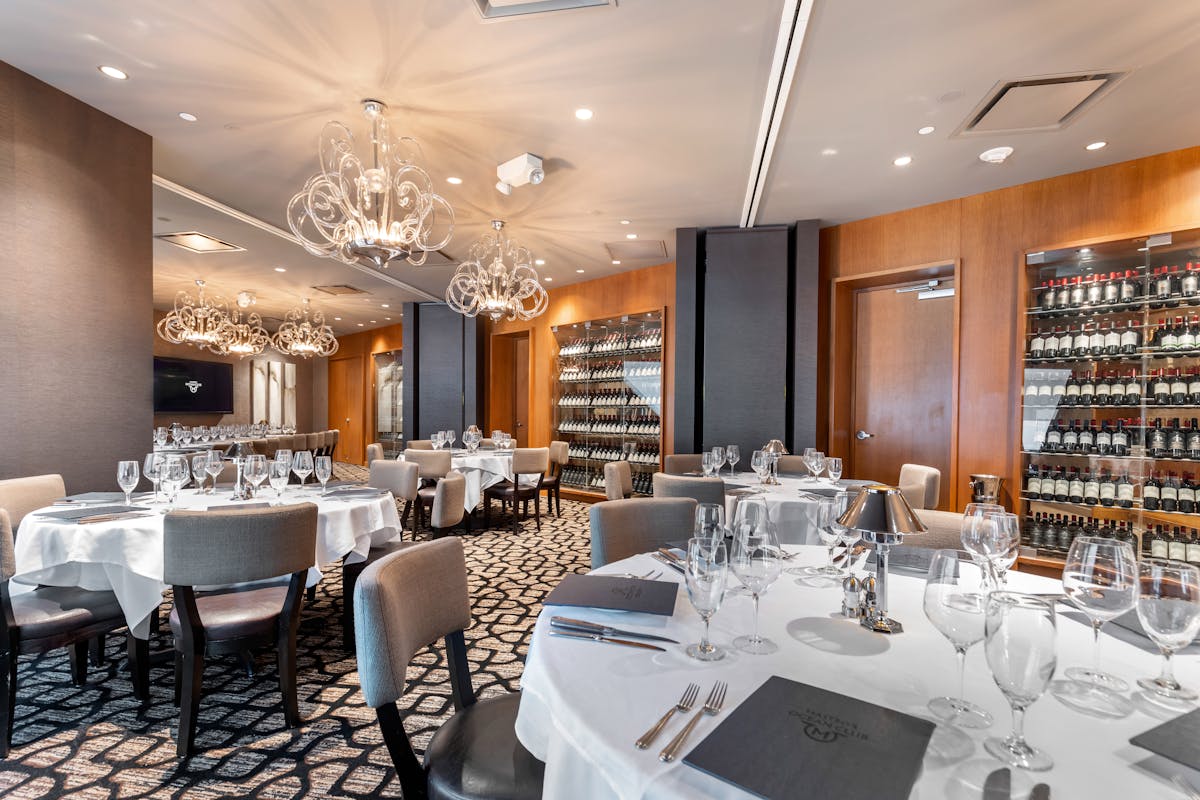 a dining room