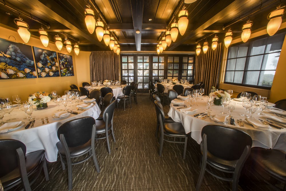 a large long train on a dining room table