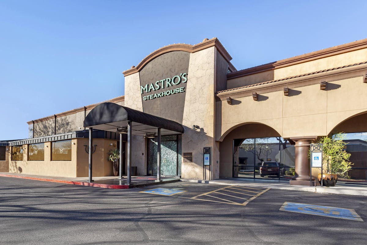 a restaurant's entrance