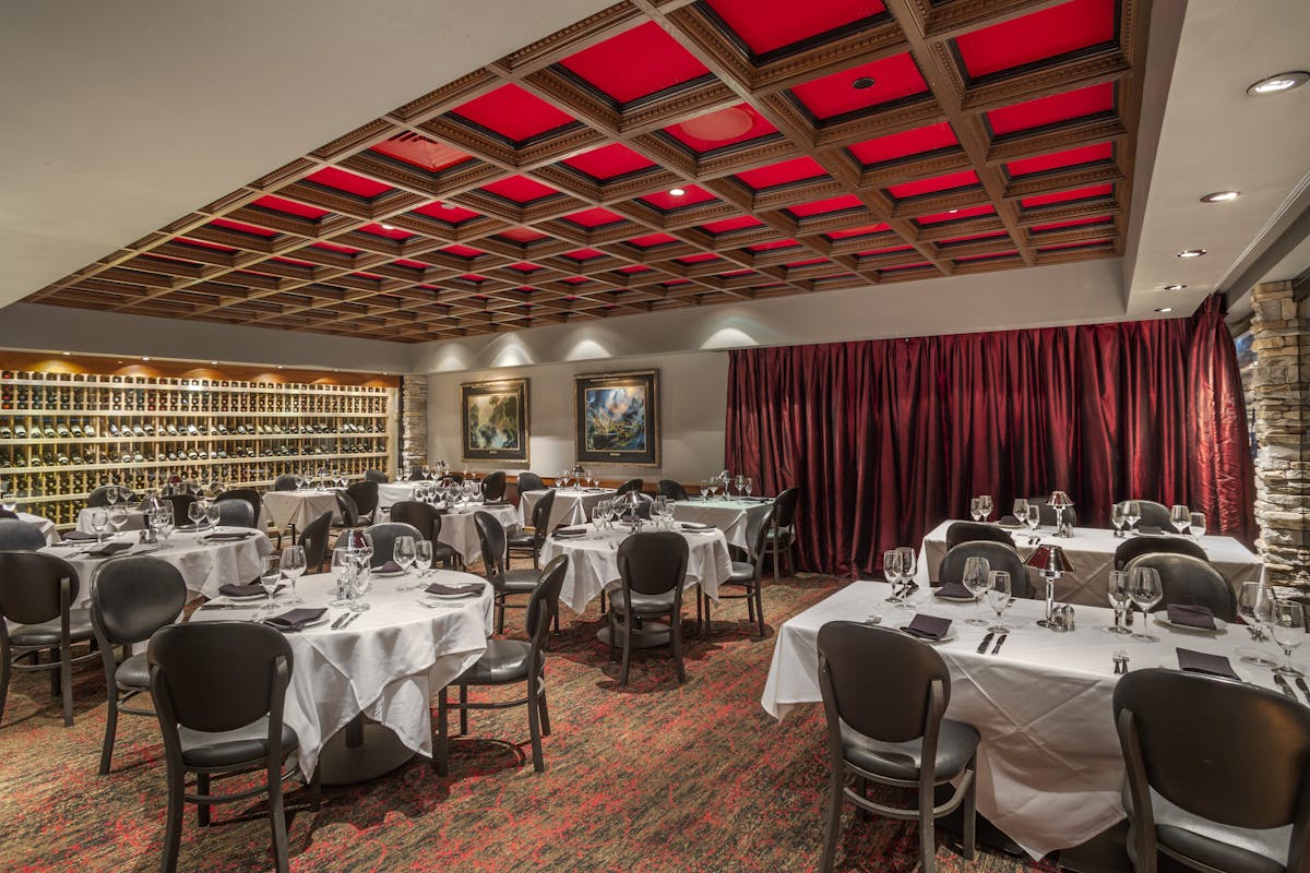 a dining room