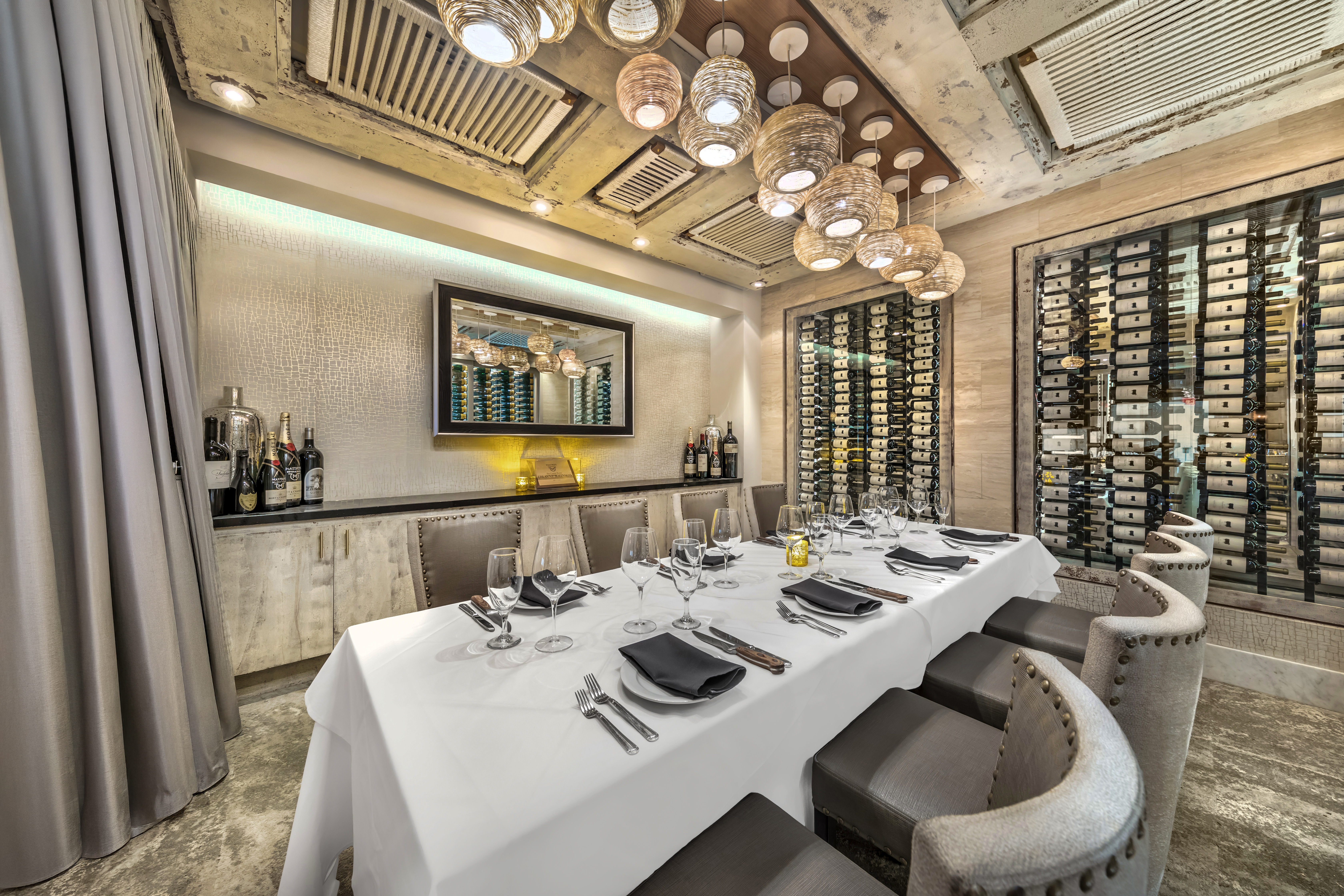 a room with a sink and a window