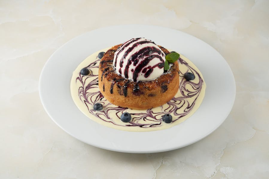 Lemon Blueberry Butter Cake Mastro's Classic Steakhouse & Ocean