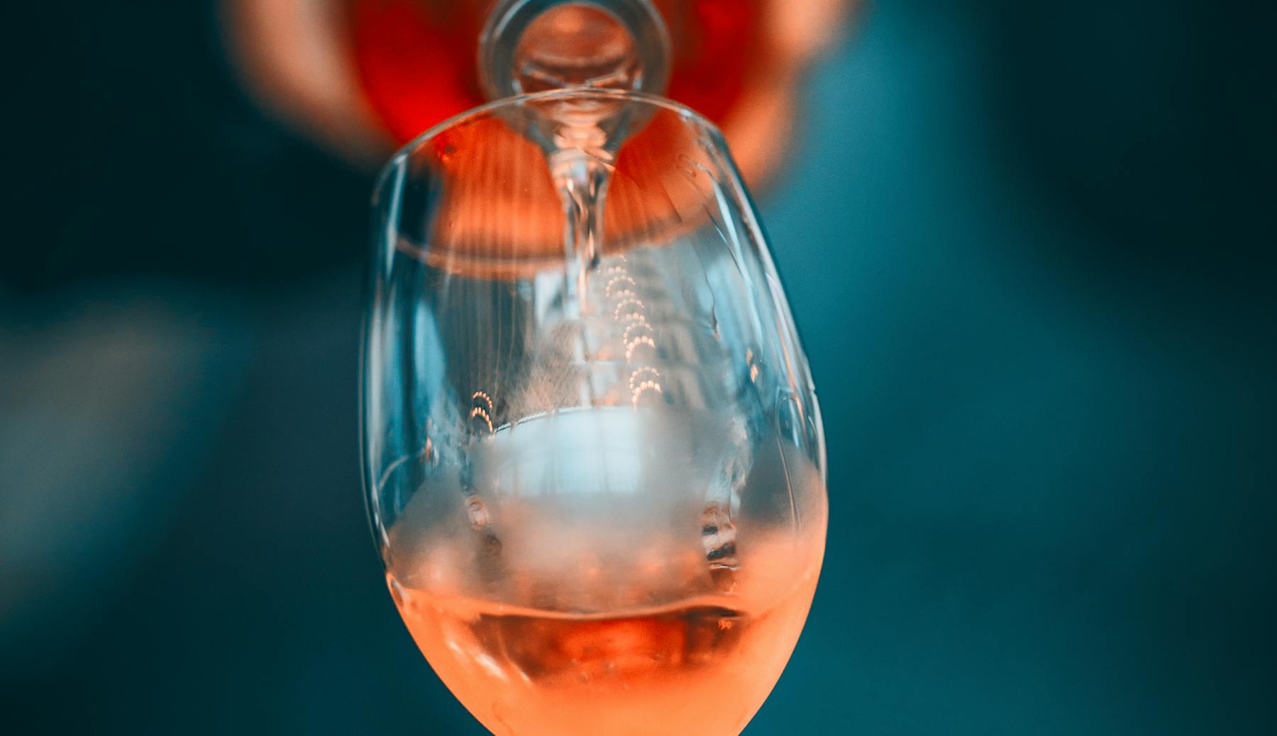 a glass of wine