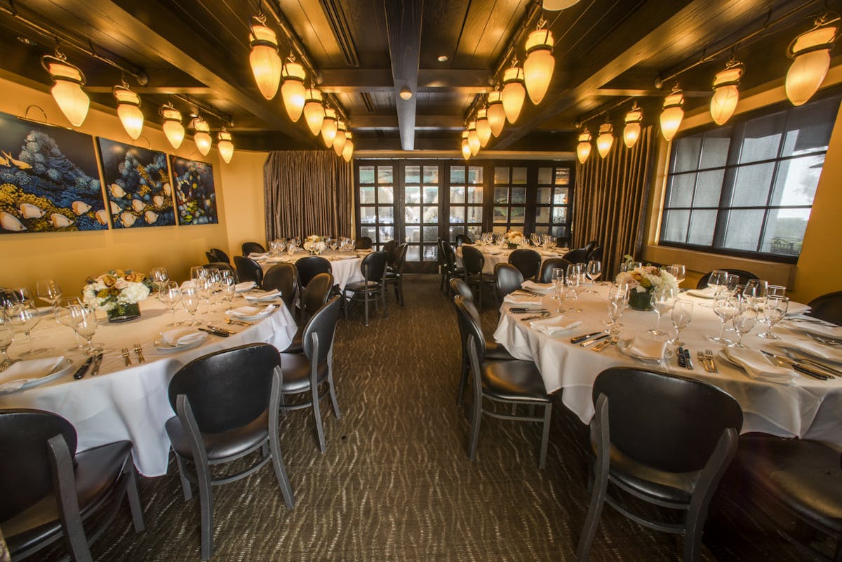 a dining room