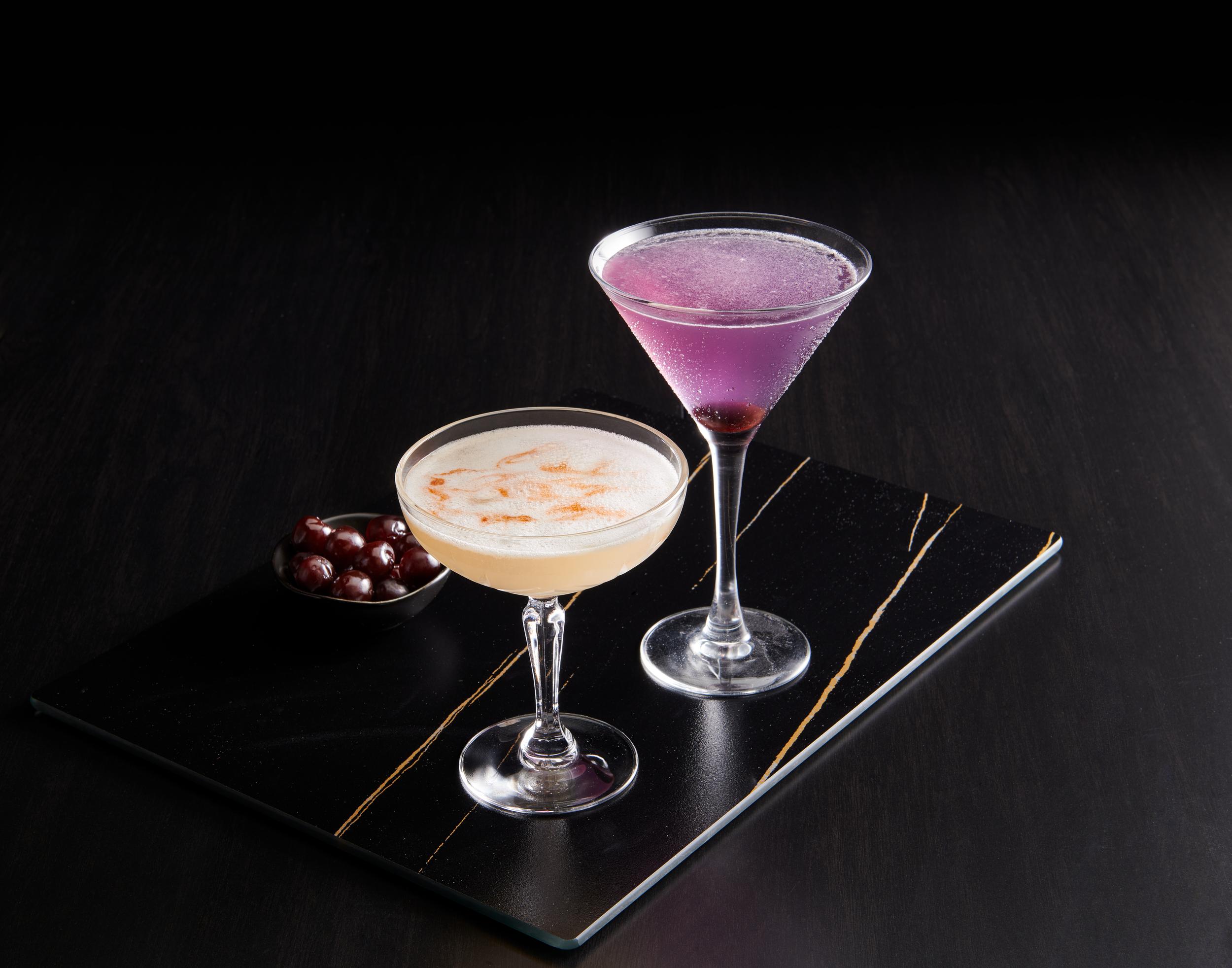 Pisco Sour and Aviation Cocktails