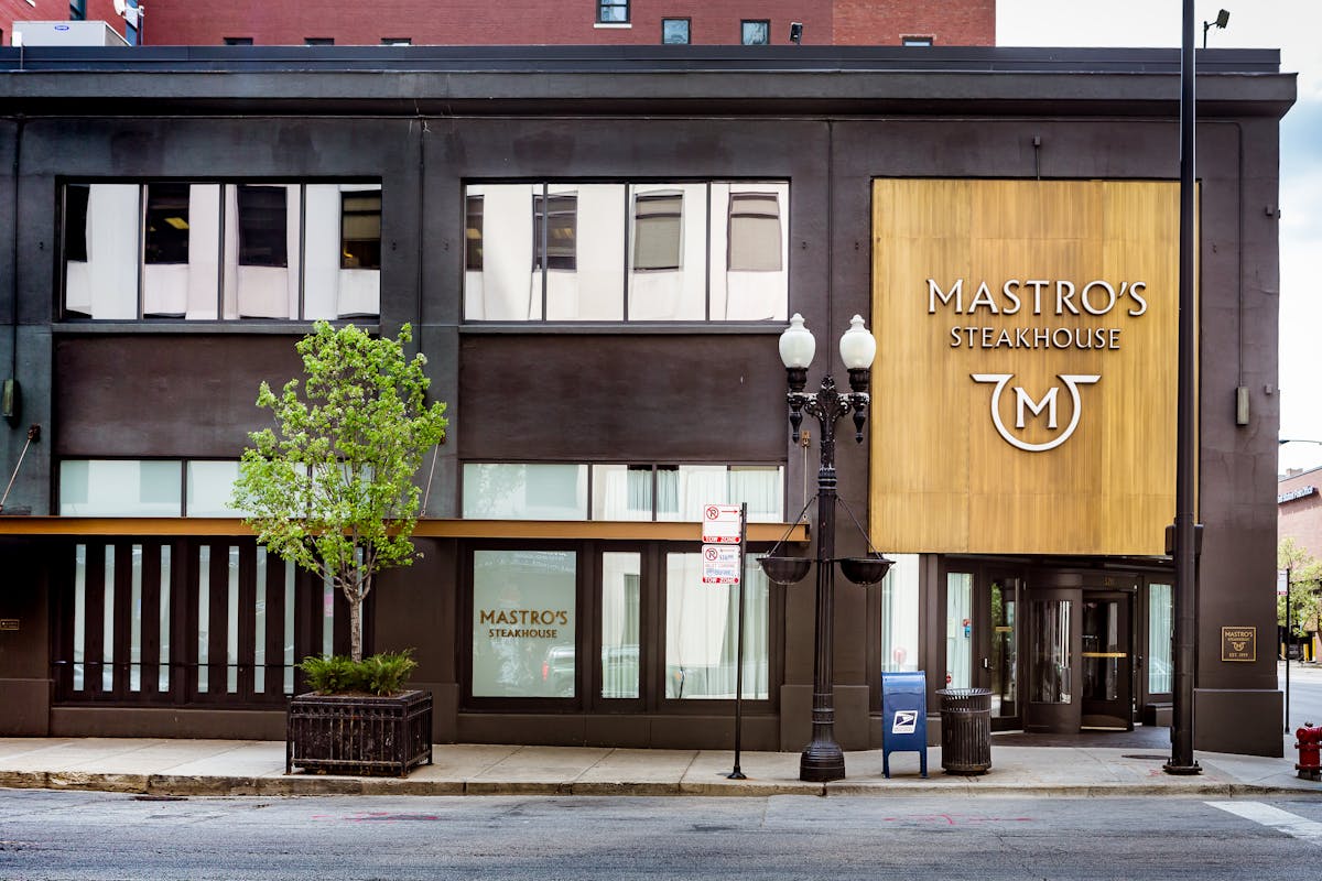 a restaurant entrance