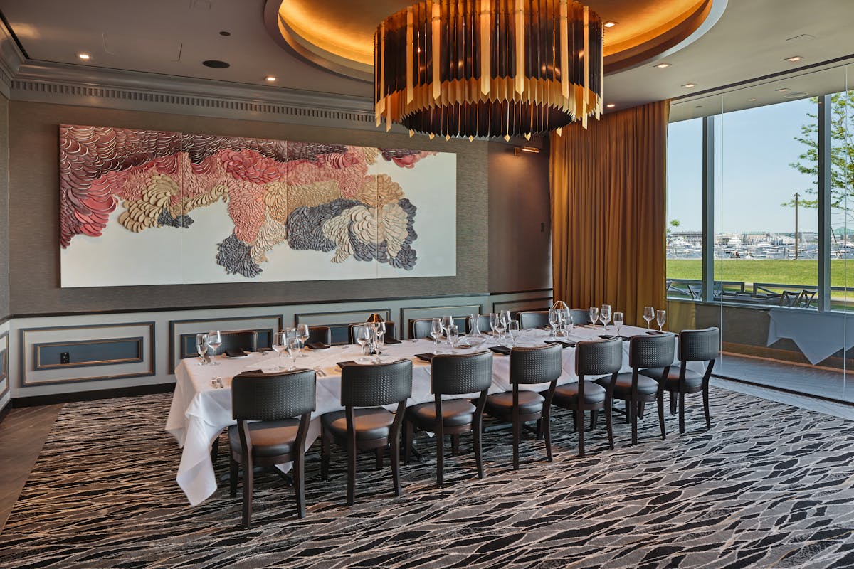a dining room table