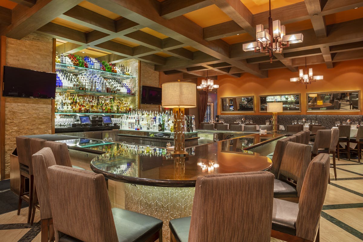 a dining room