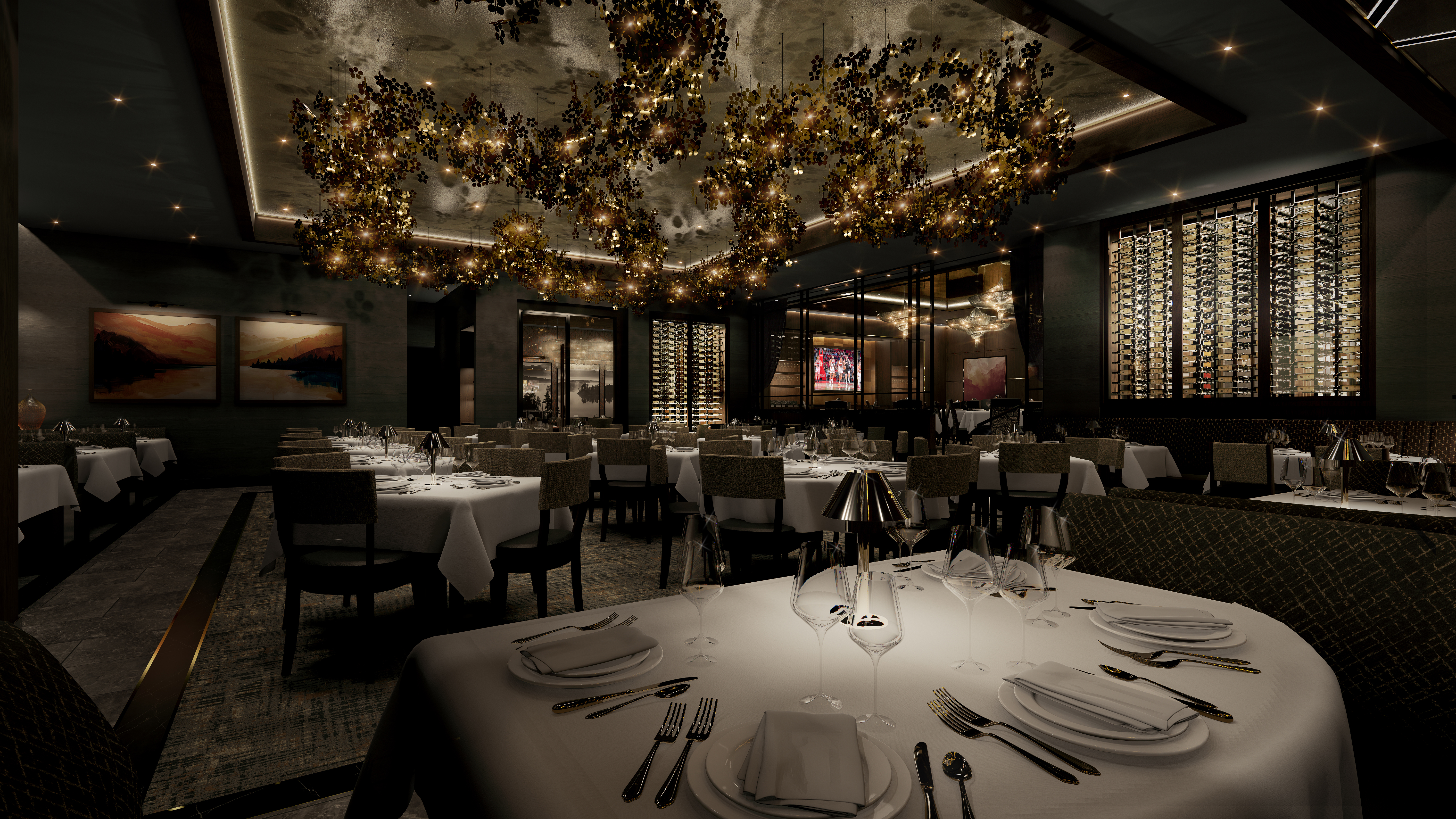 Mastro's Lake Tahoe Dining Room 