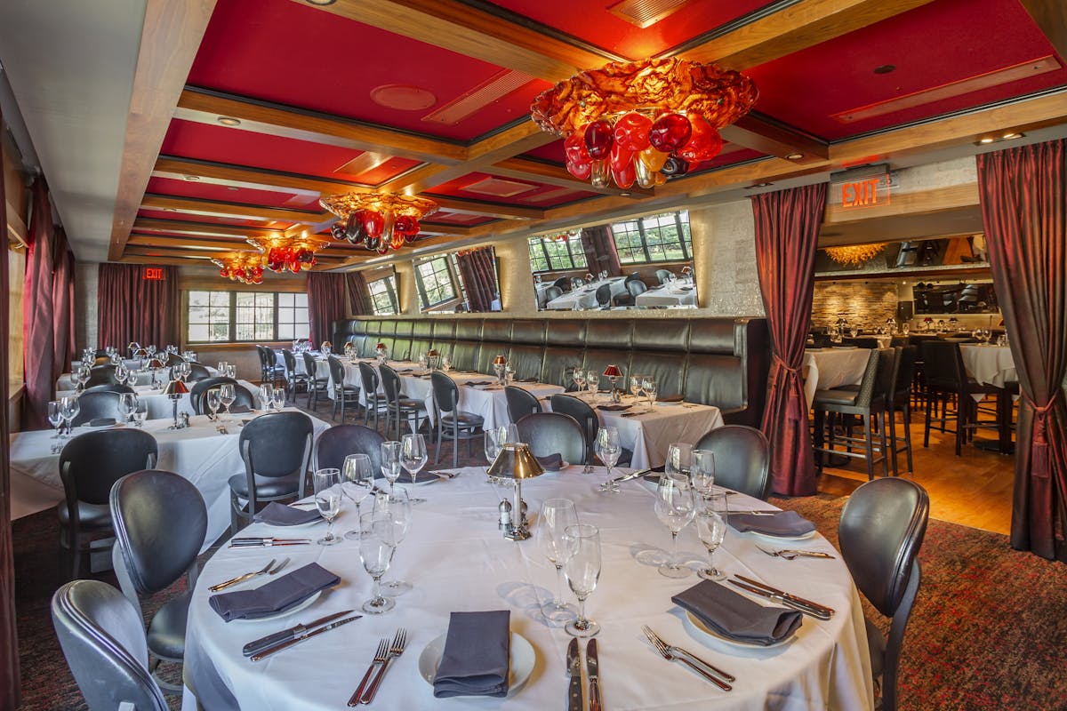 a dining room