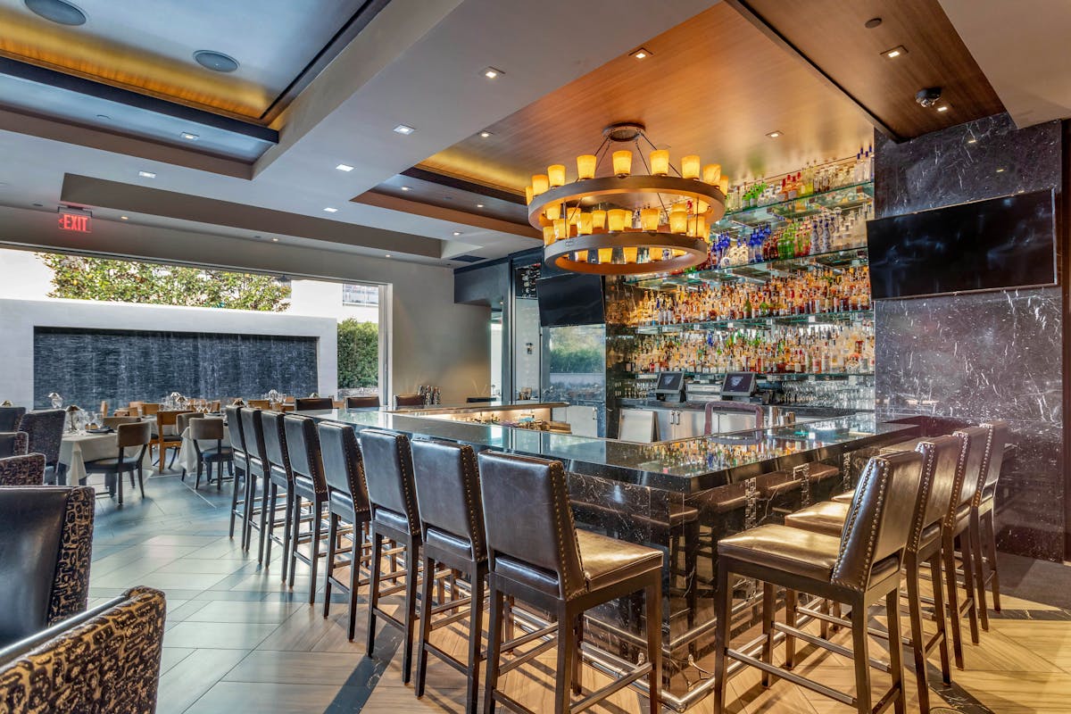a dining room