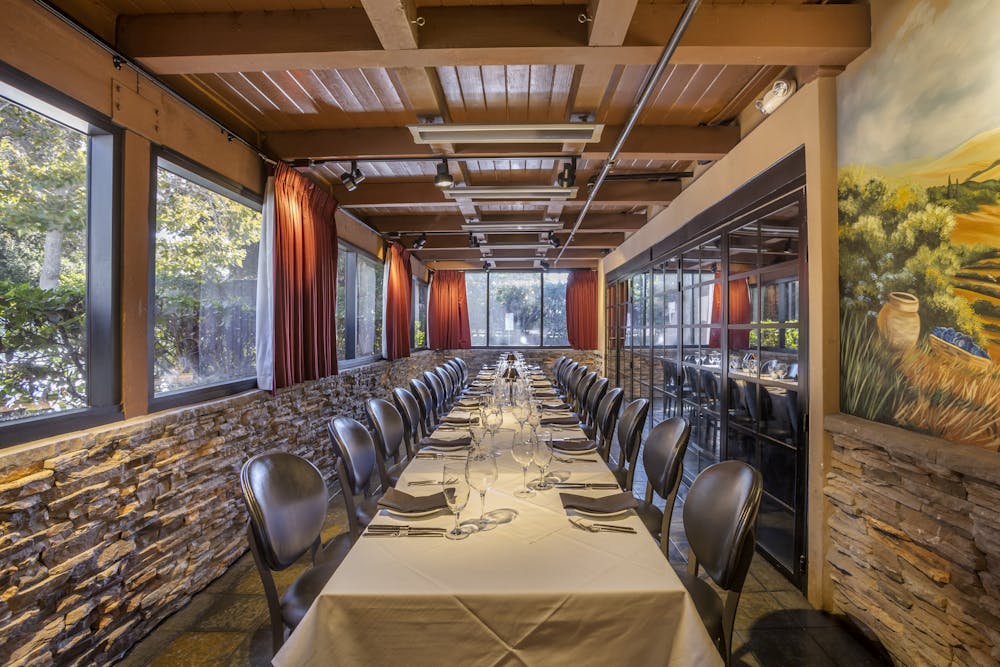 a dining room table