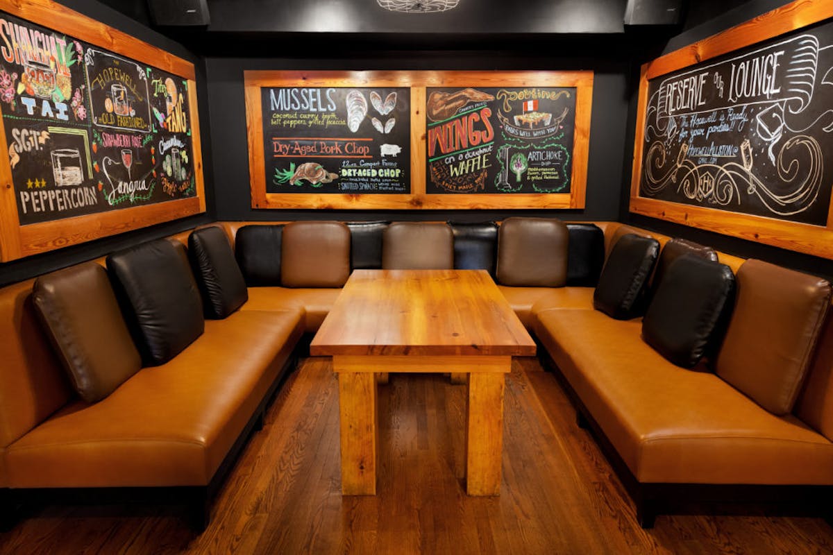 a wooden table