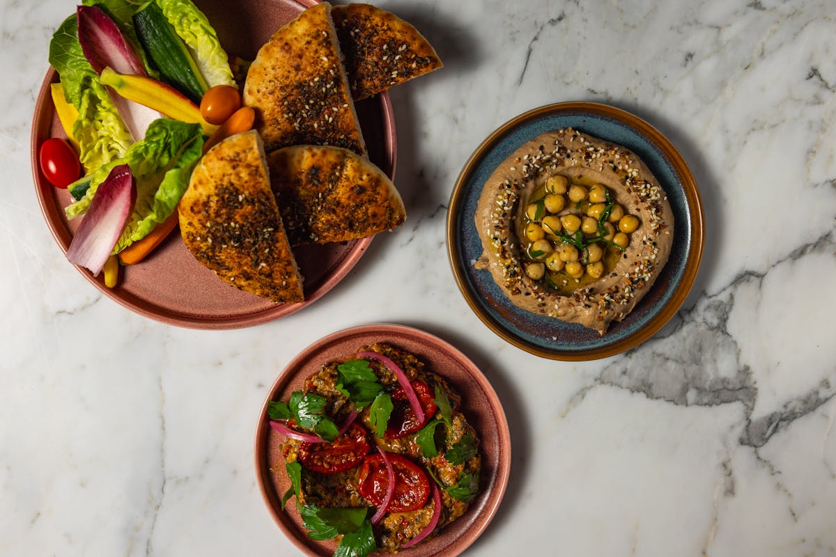 a bowl of food on a plate