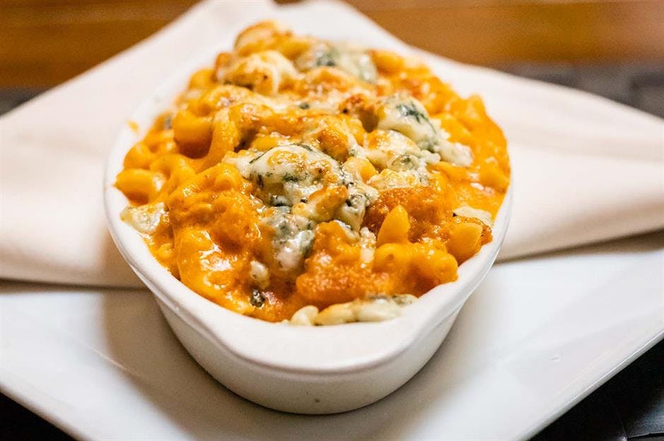 a plate of food on a table