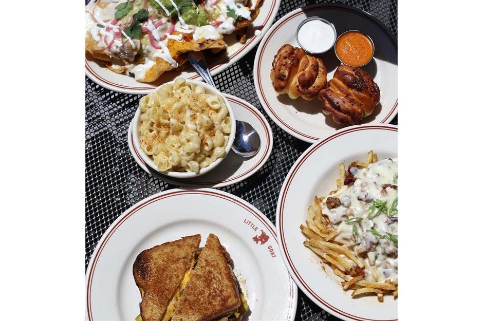 several different types of food on a plate