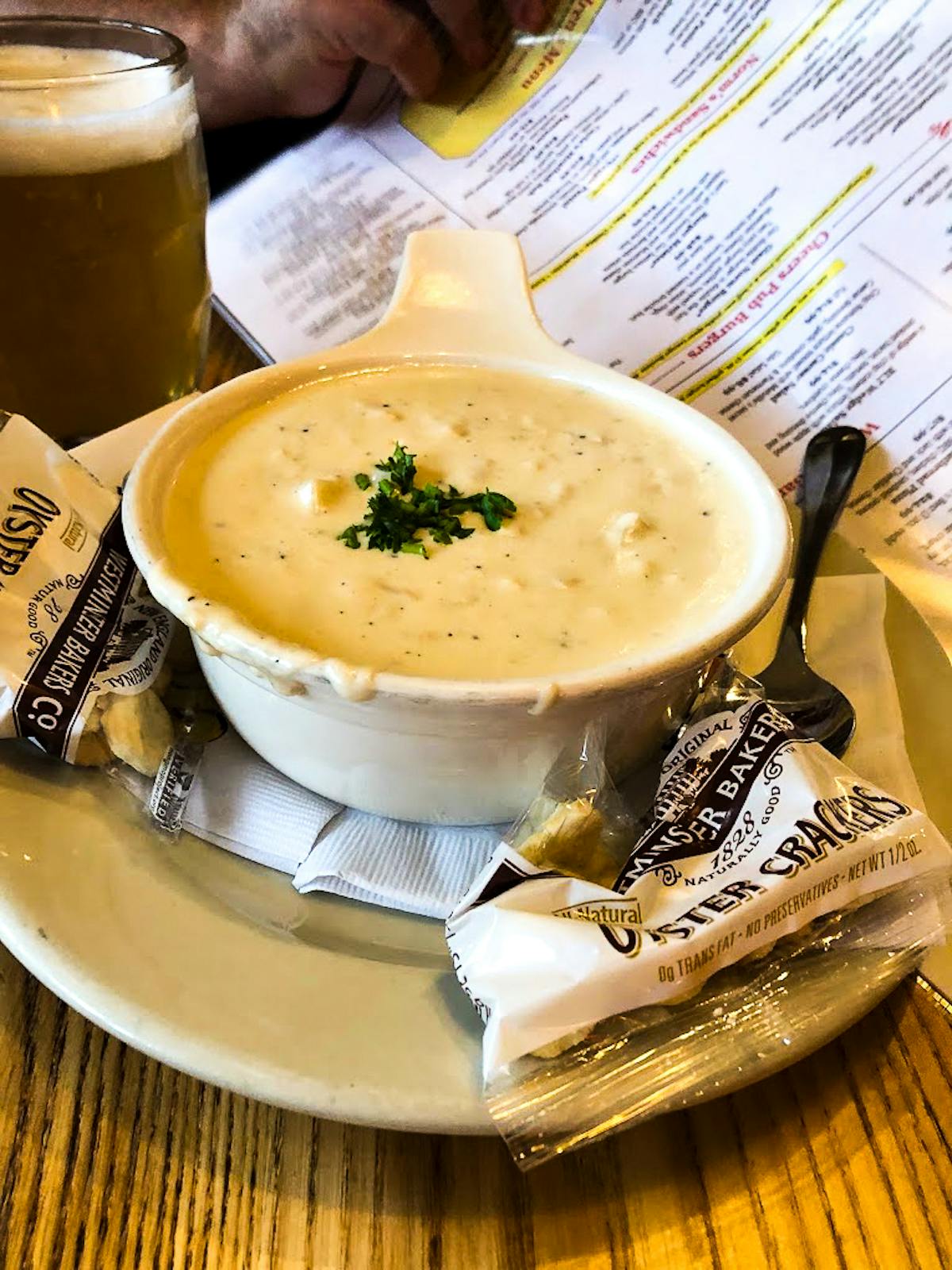 bowl of clam chowder