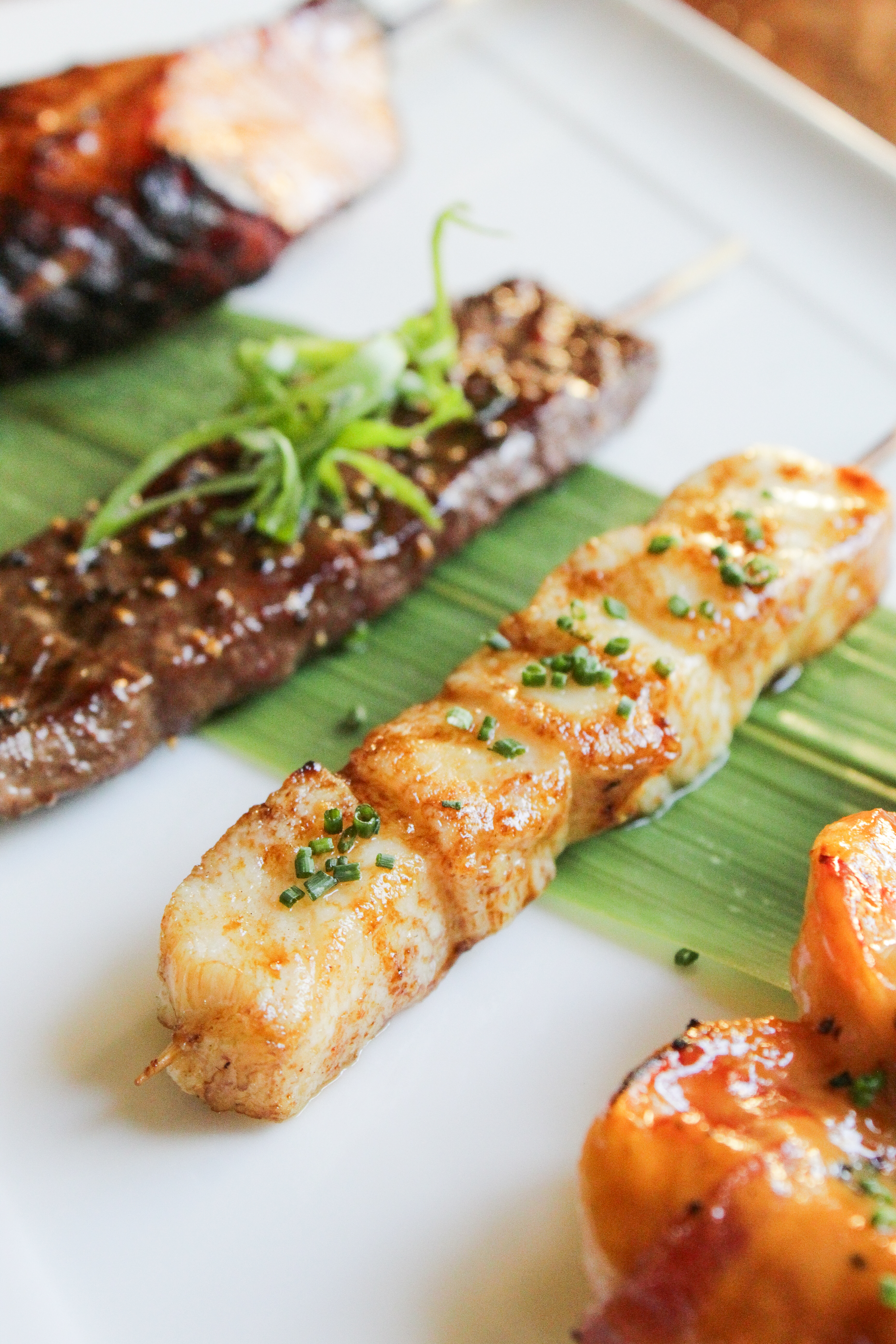 a piece of food on a plate