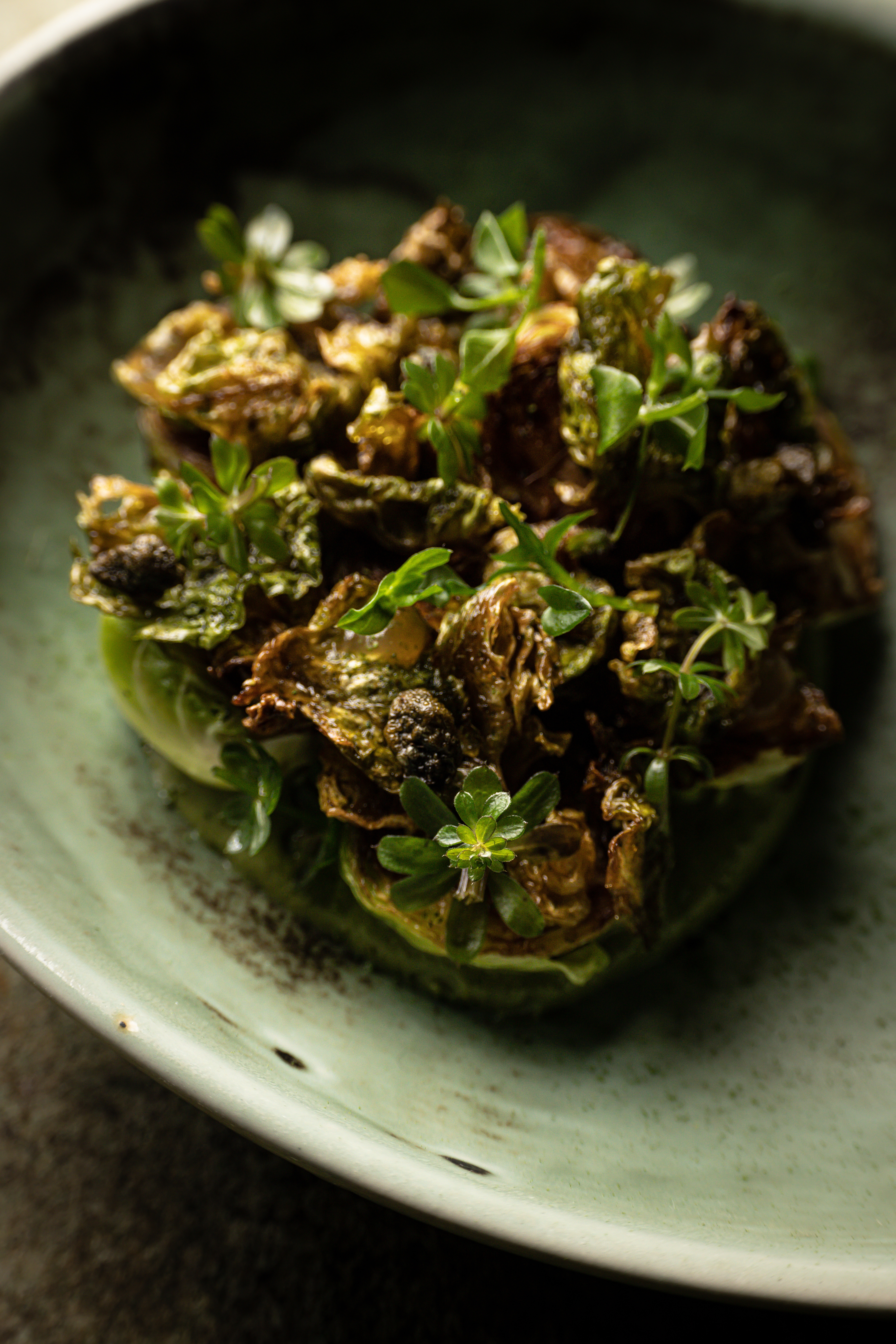 a close up of a plate of food with broccoli