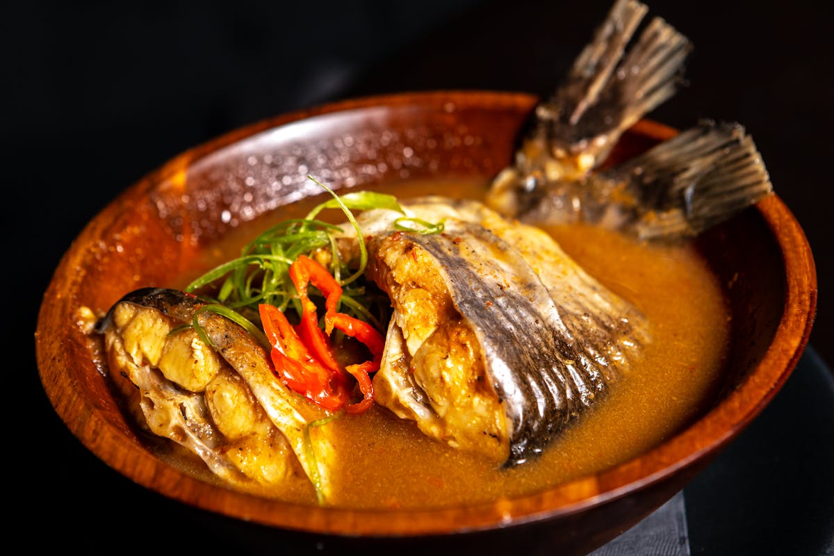 a bowl of food on a plate