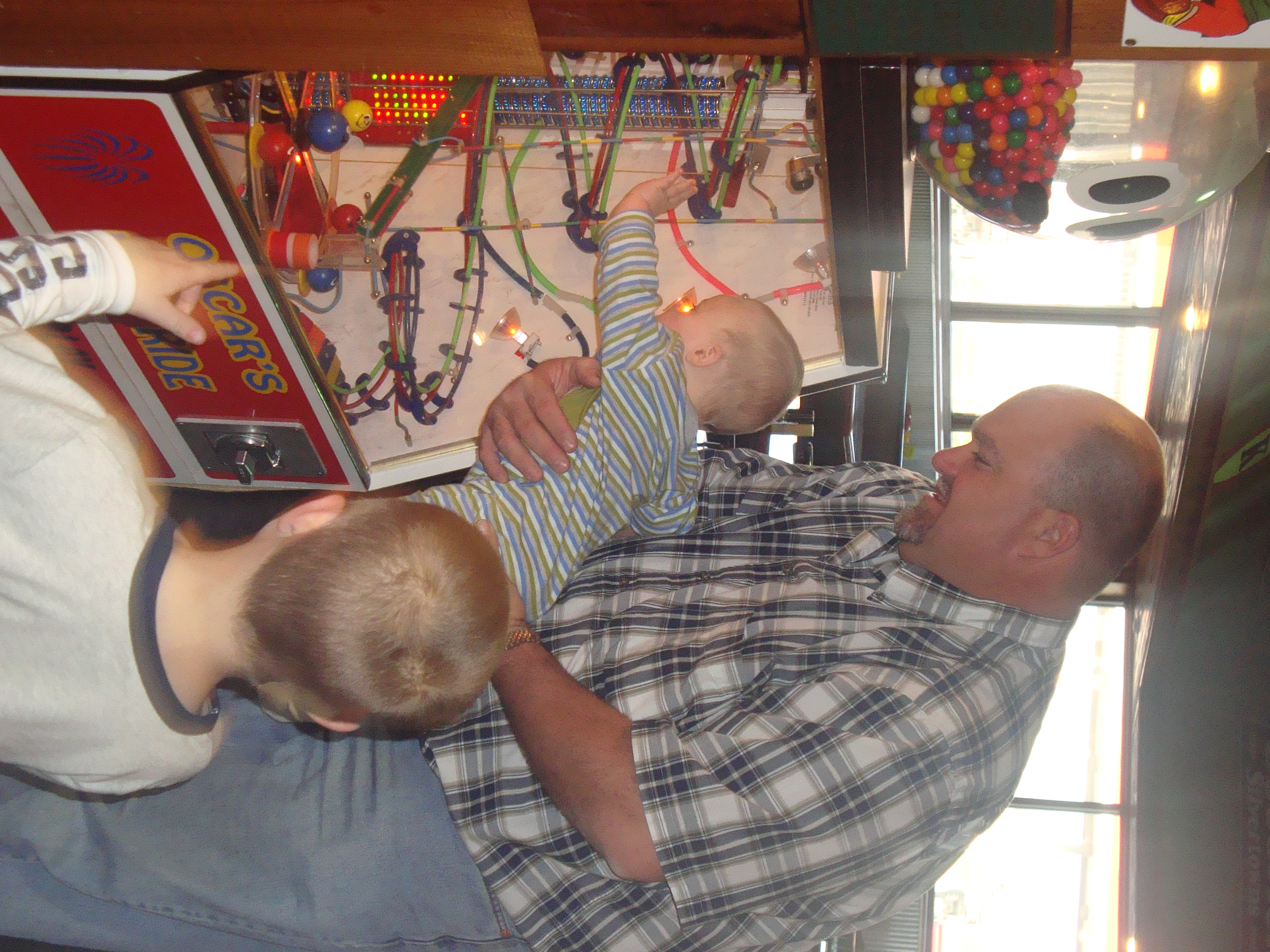 a man standing in front of a refrigerator