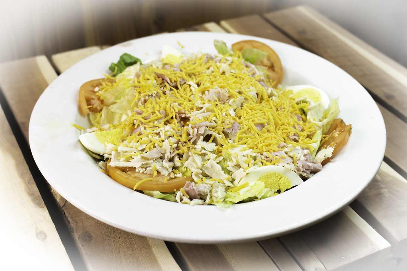 a plate of food on a table