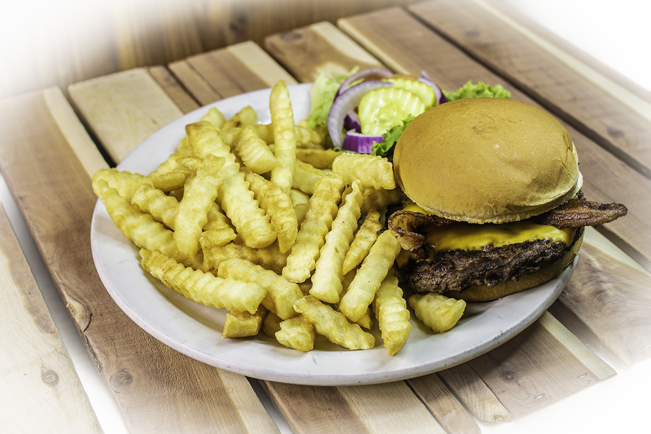 a plate of food on a table