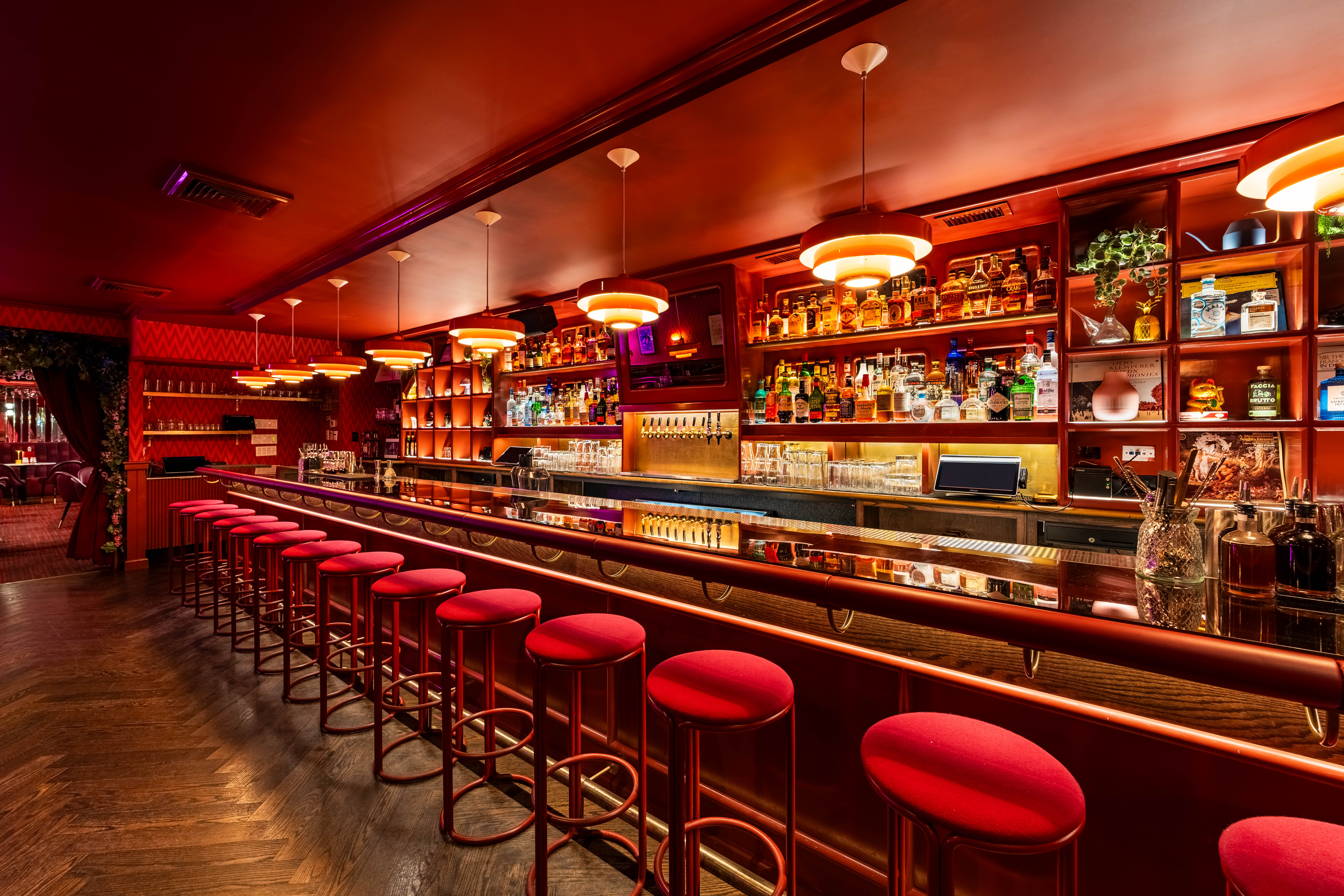 Fernando's Hideaway bar seating