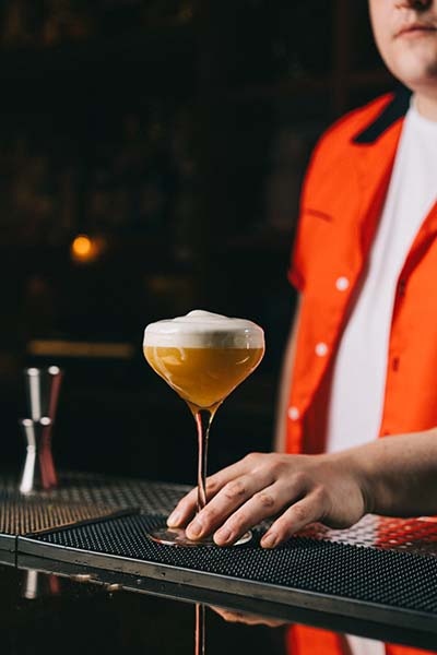 a person sitting at a table